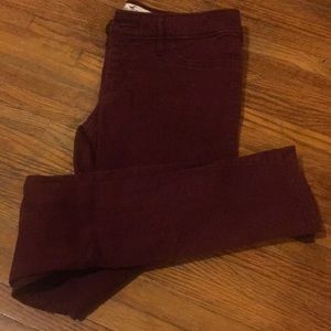 Burgundy dress pants
